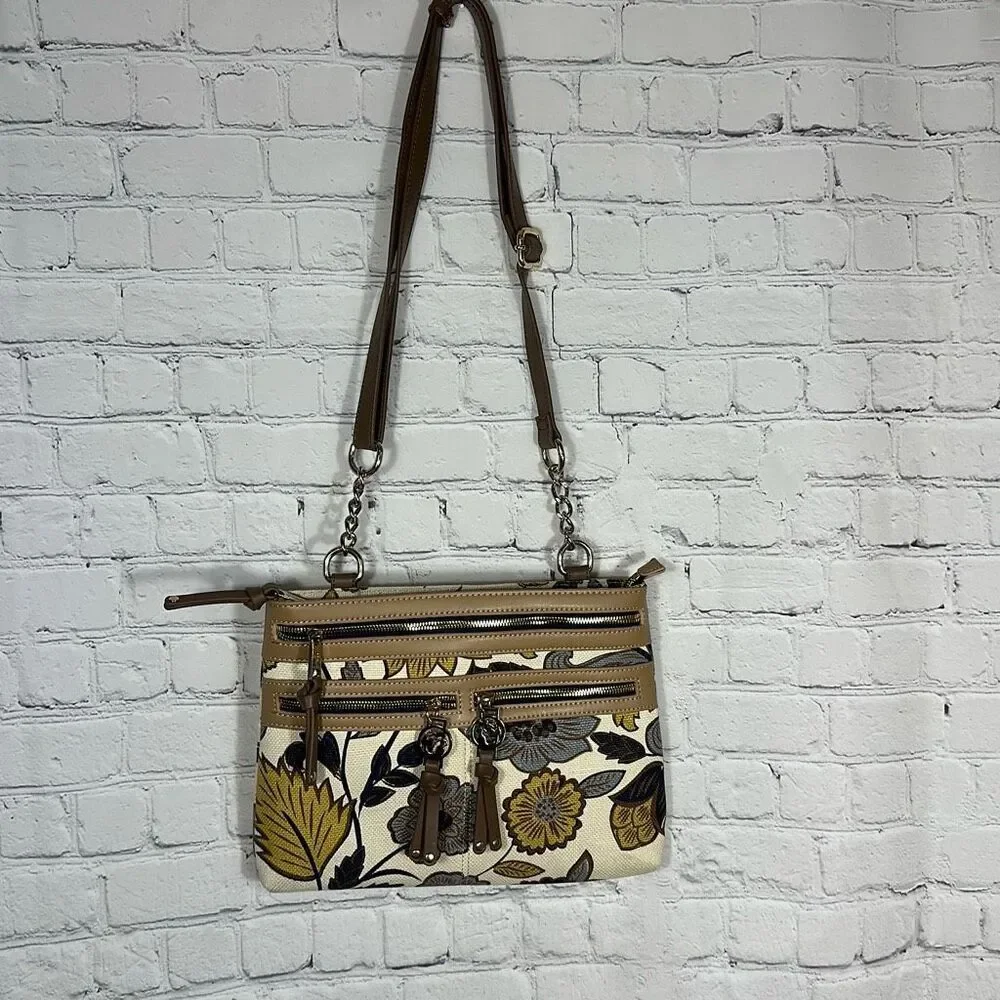 Spartina 449 Crossbody Bag Daufuskie Island Gold Hardware Purse Pocketbook Handb